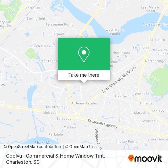 Mapa de Coolvu - Commercial & Home Window Tint