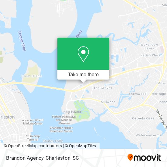 Mapa de Brandon Agency
