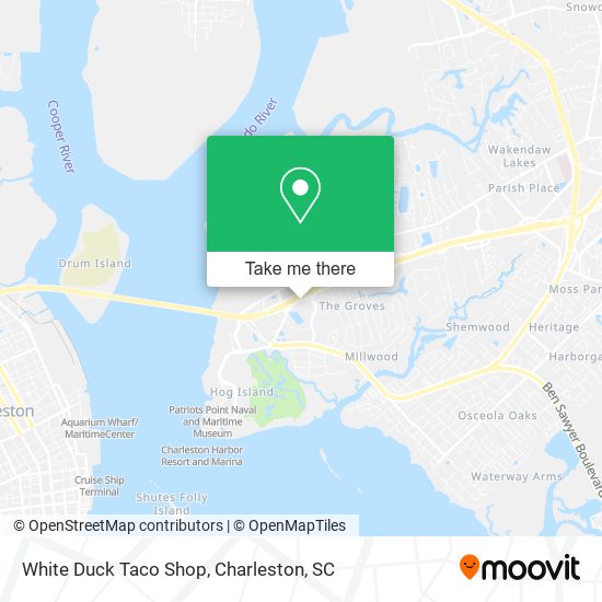 White Duck Taco Shop map