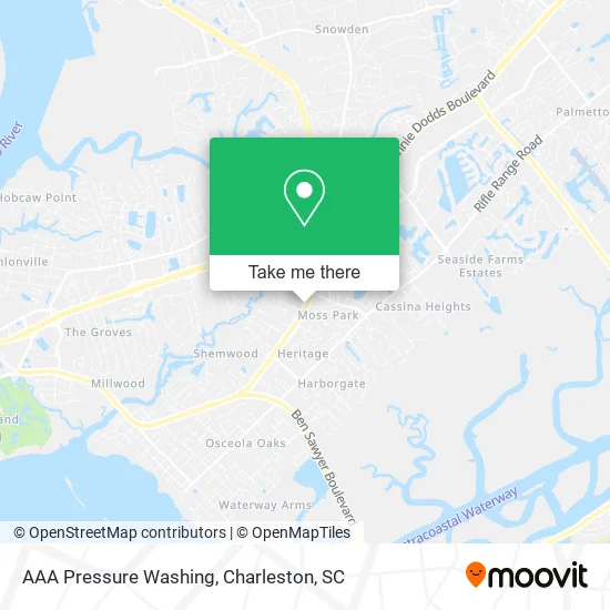 AAA Pressure Washing map
