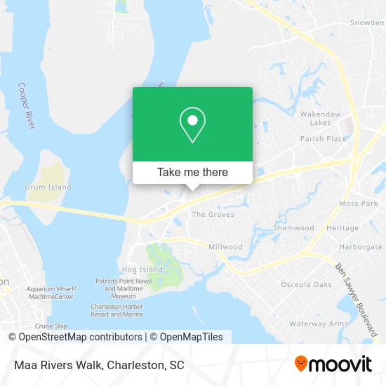 Maa Rivers Walk map