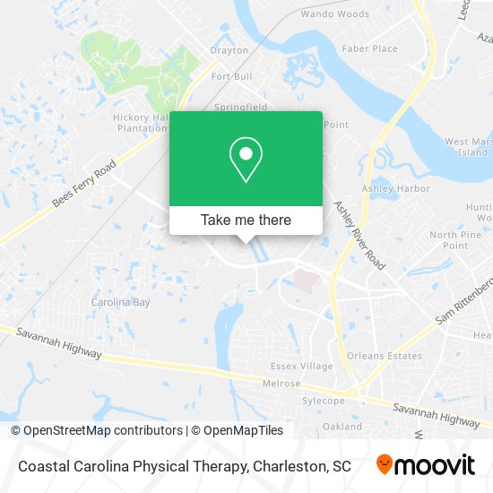 Mapa de Coastal Carolina Physical Therapy