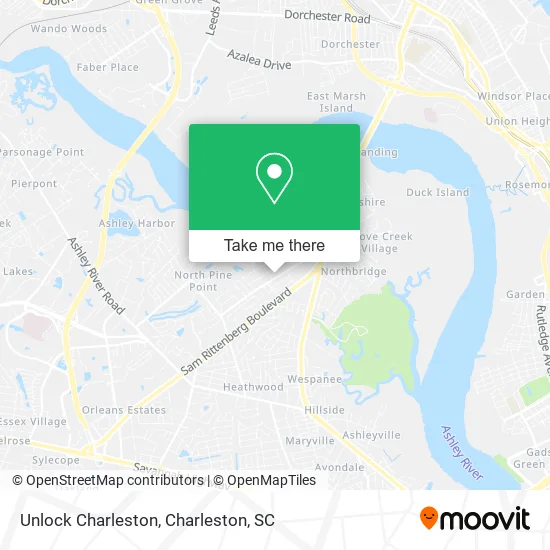 Unlock Charleston map