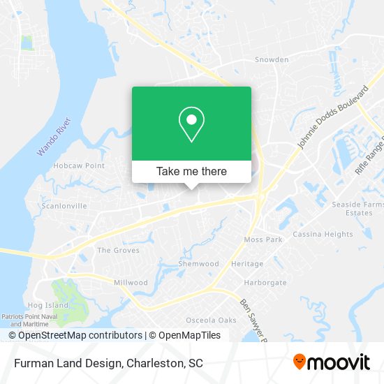 Furman Land Design map