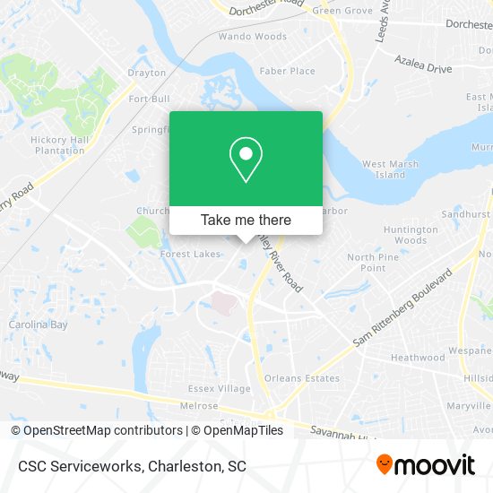 CSC Serviceworks map