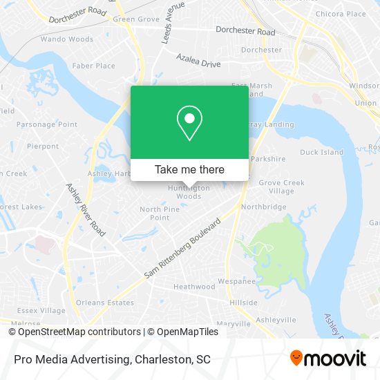 Pro Media Advertising map