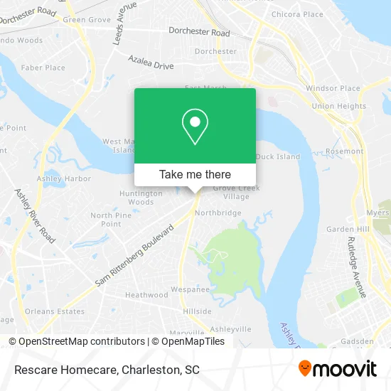 Rescare Homecare map
