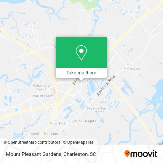Mount Pleasant Gardens map