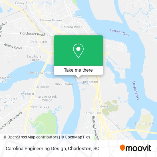 Carolina Engineering Design map