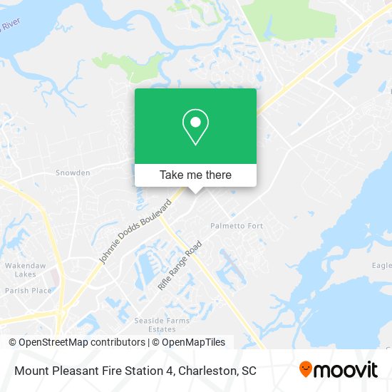 Mount Pleasant Fire Station 4 map