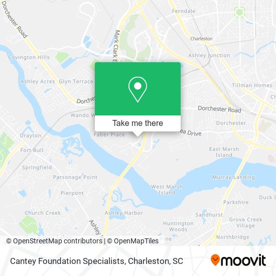 Cantey Foundation Specialists map