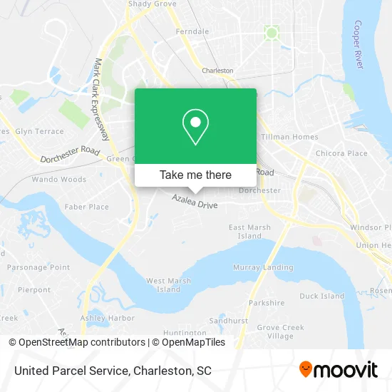 United Parcel Service map