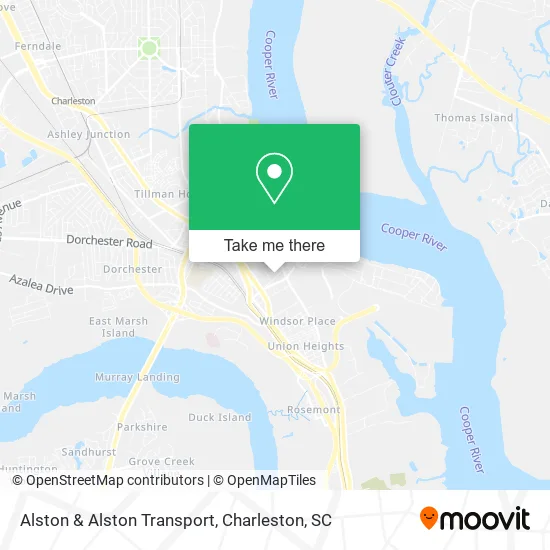 Alston & Alston Transport map