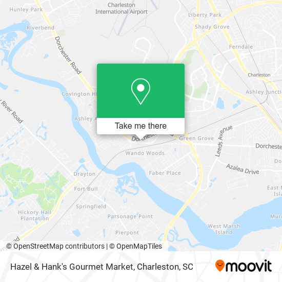 Hazel & Hank's Gourmet Market map