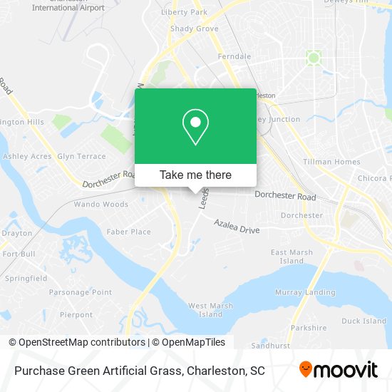 Purchase Green Artificial Grass map