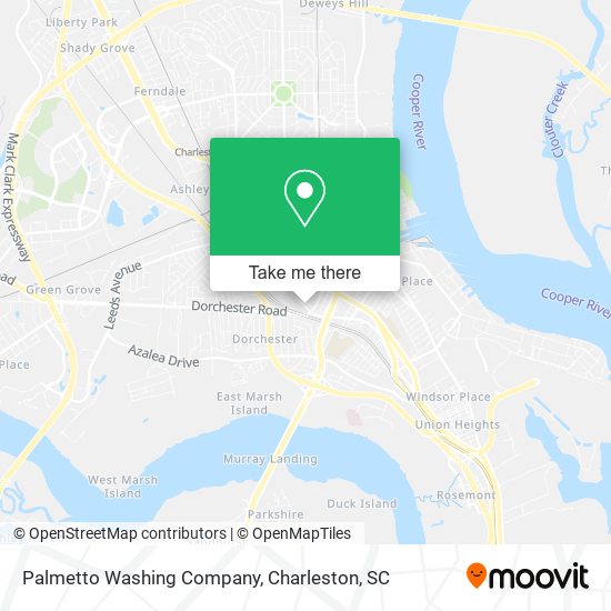 Mapa de Palmetto Washing Company