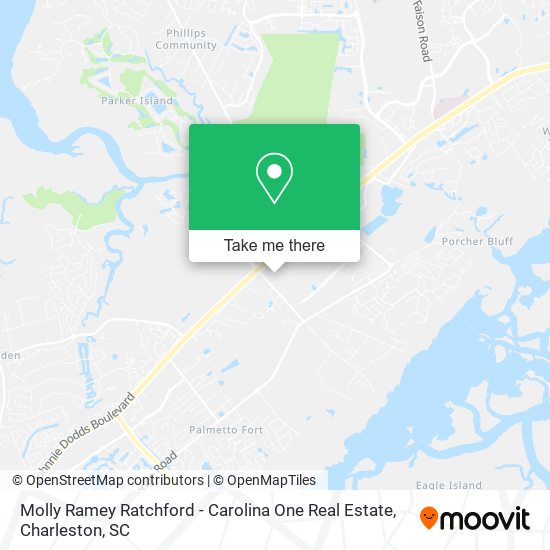 Molly Ramey Ratchford - Carolina One Real Estate map