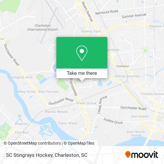 SC Stingrays Hockey map