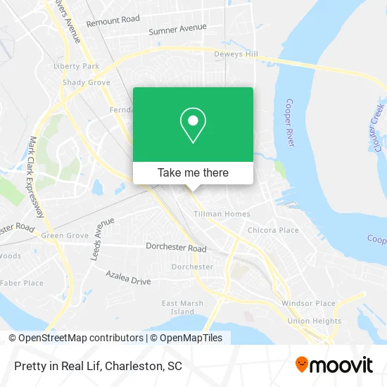 Pretty in Real Lif map