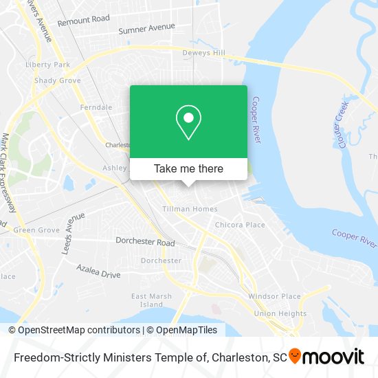 Freedom-Strictly Ministers Temple of map