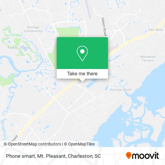 Phone smart, Mt. Pleasant map