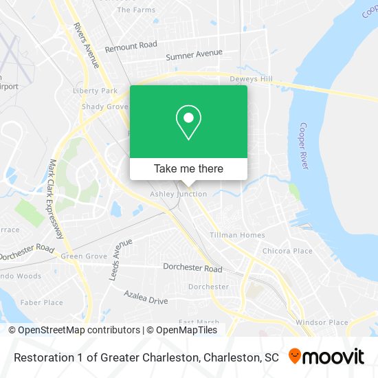 Restoration 1 of Greater Charleston map