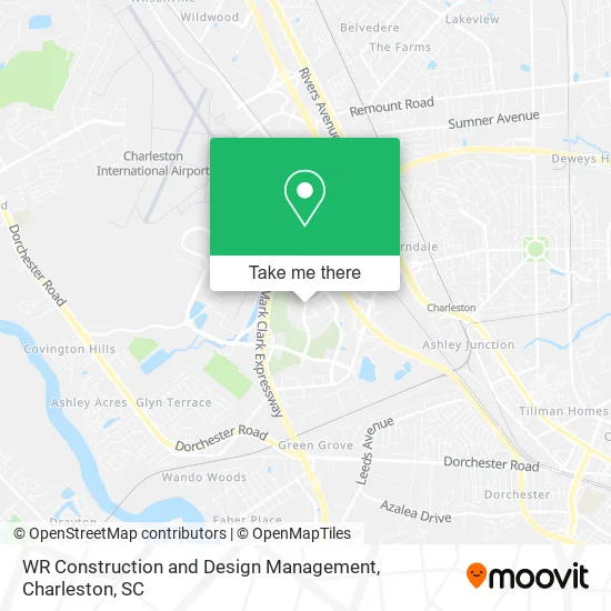 WR Construction and Design Management map