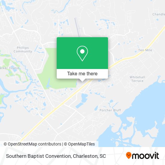 Southern Baptist Convention map