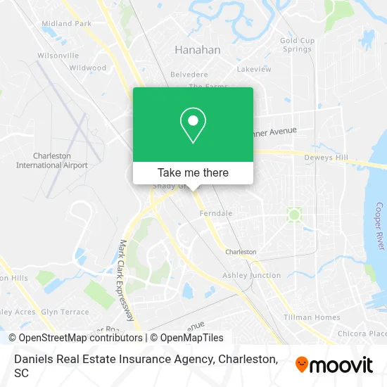 Daniels Real Estate Insurance Agency map