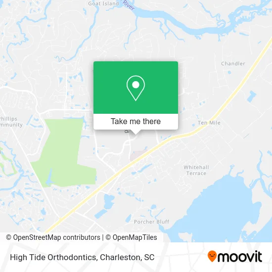 High Tide Orthodontics map