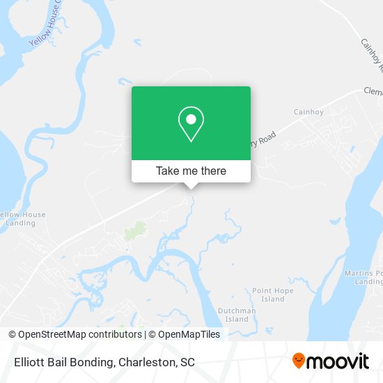 Mapa de Elliott Bail Bonding