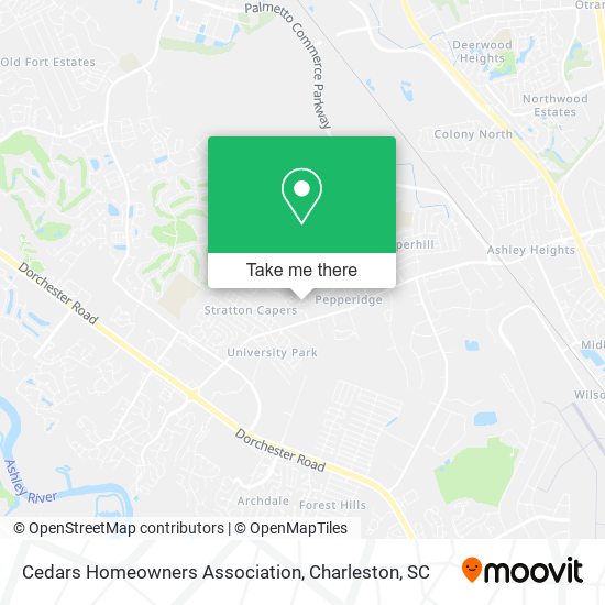 Mapa de Cedars Homeowners Association