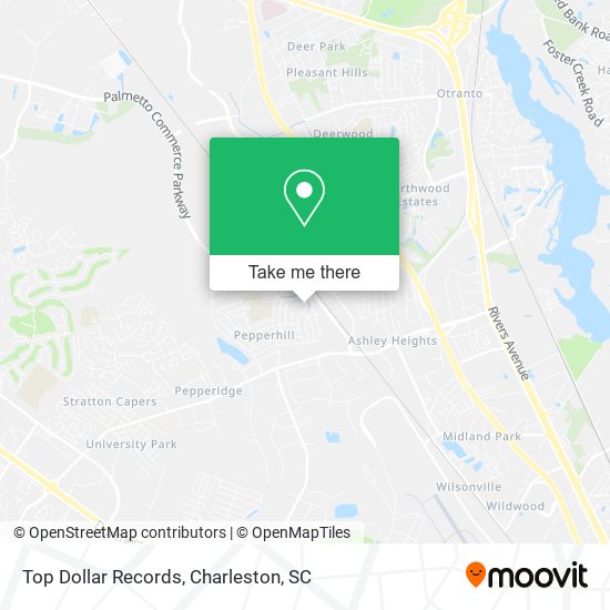 Top Dollar Records map