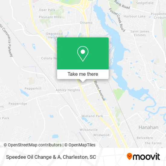 Mapa de Speedee Oil Change & A