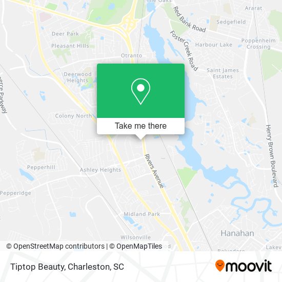 Mapa de Tiptop Beauty