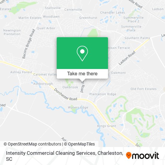 Intensity Commercial Cleaning Services map