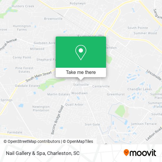 Mapa de Nail Gallery & Spa