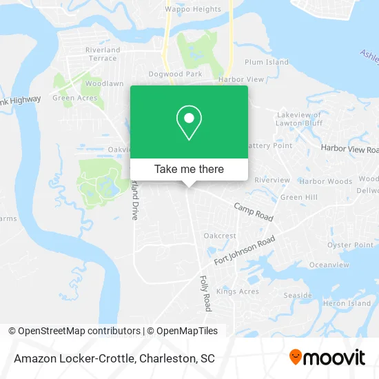 Amazon Locker-Crottle map