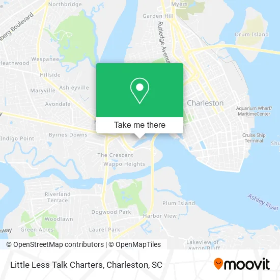 Little Less Talk Charters map