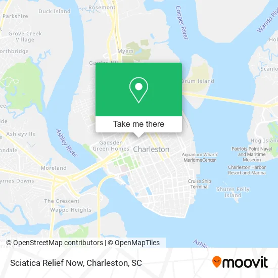 Sciatica Relief Now map