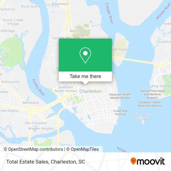 Total Estate Sales map