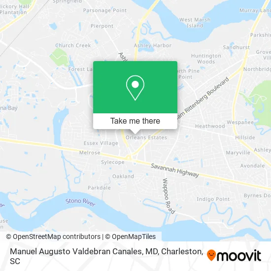 Mapa de Manuel Augusto Valdebran Canales, MD