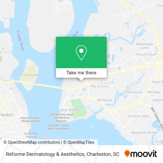 Réforme Dermatology & Aesthetics map