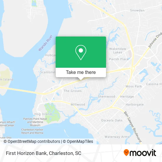 First Horizon Bank map