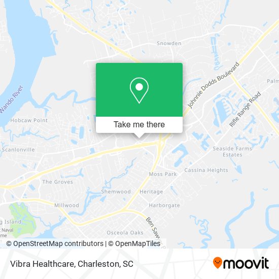 Vibra Healthcare map