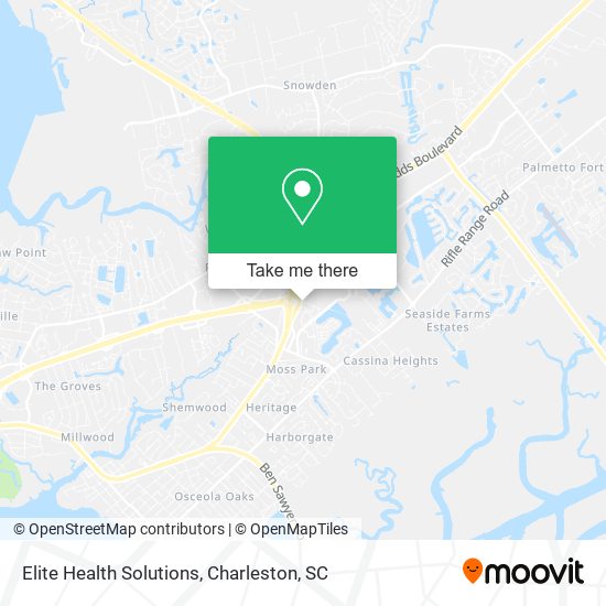 Elite Health Solutions map