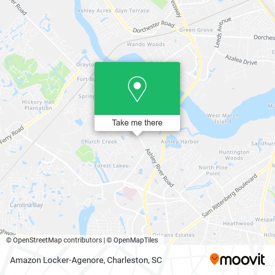 Mapa de Amazon Locker-Agenore