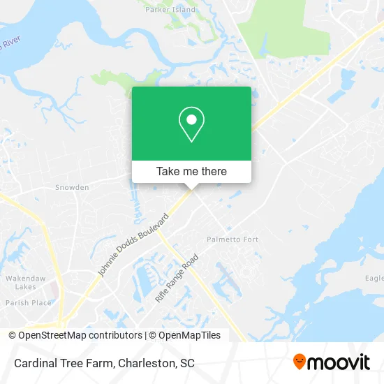 Cardinal Tree Farm map