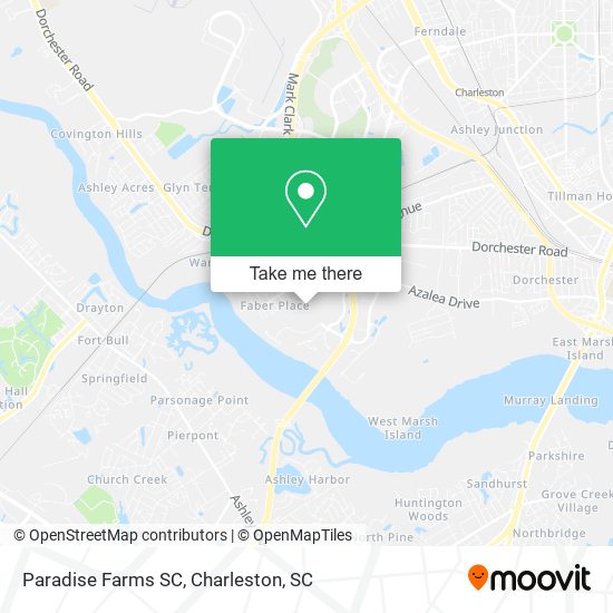 Paradise Farms SC map