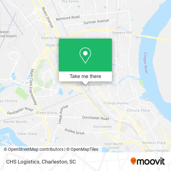 CHS Logistics map
